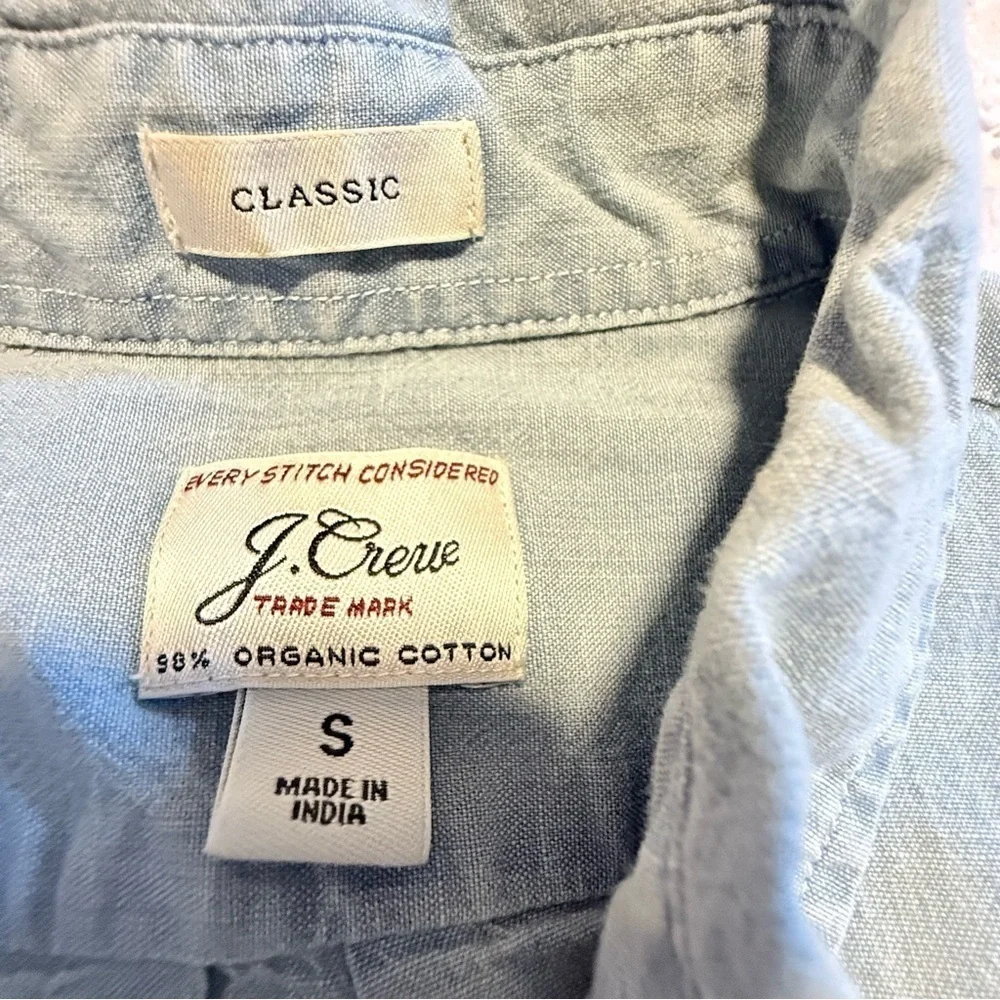 J. Crew Blue Casual Button Down Shirt